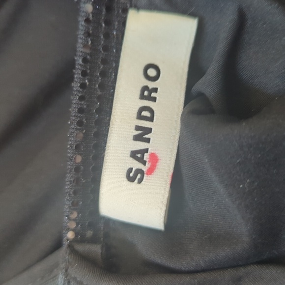 SANDRO Saby Sequin Waist Cutout Minidress 2 - Picture 16 of 16